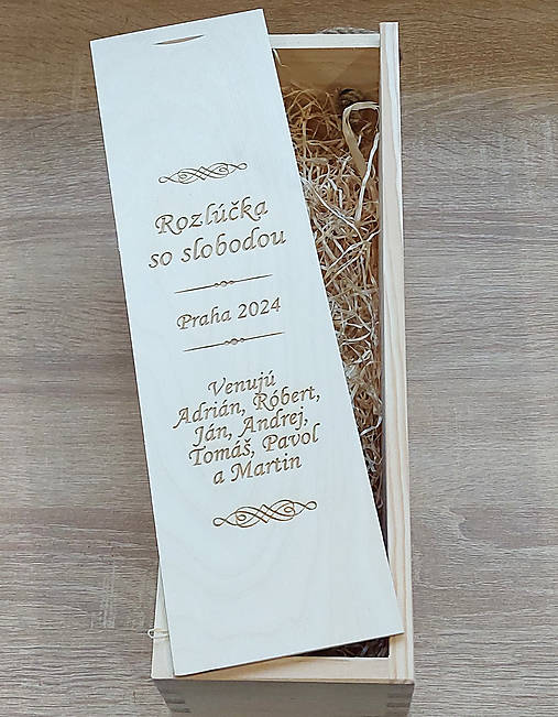 Rozlučka so slobodou venovanie na mieru