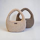 Kabelky - DONUT chunky kabelka (tmavá béžová) - 18432495_