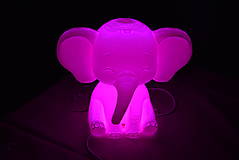 Svietidlá - 3D LED lampa SLon - 18432552_