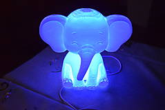 Svietidlá - 3D LED lampa SLon - 18432555_