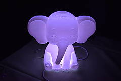 Svietidlá - 3D LED lampa SLon - 18432557_