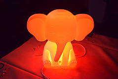 Svietidlá - 3D LED lampa SLon - 18432558_