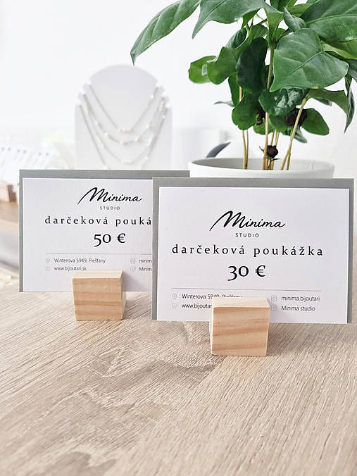 Darčeková poukážka (voliteľná suma)