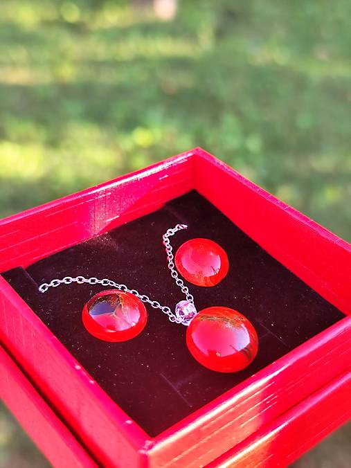 Sklenený set "ROSE"