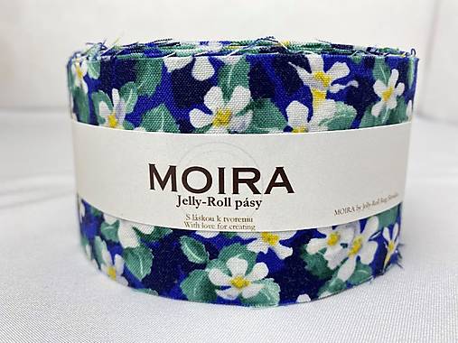 MOIRA Jelly-Roll pásy – Country Romance | 40 pásov 100 % americkej bavlny | Jelly-Roll Rug
