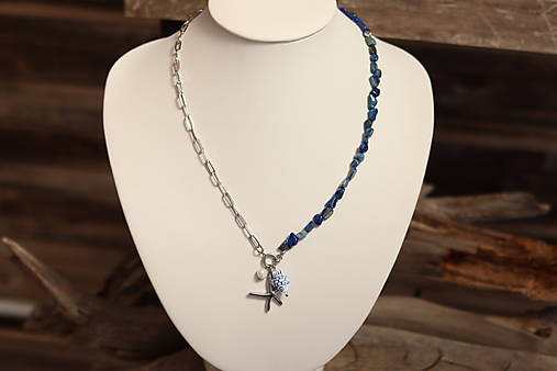 Náhrdelník lapis lazuli