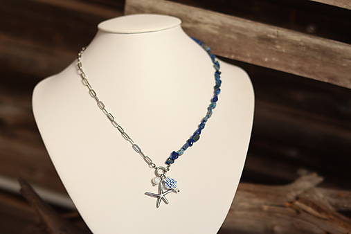 Náhrdelník lapis lazuli