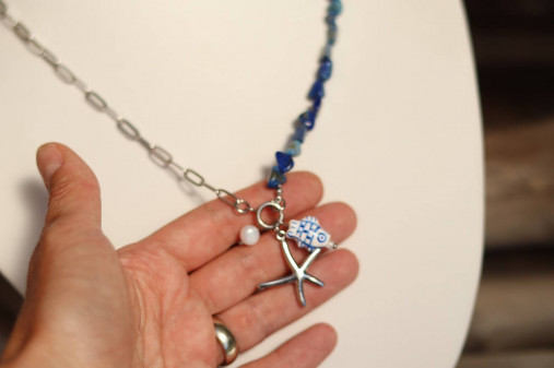 Náhrdelník lapis lazuli