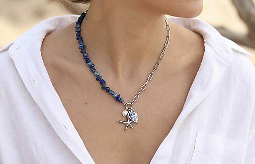 Náhrdelník lapis lazuli