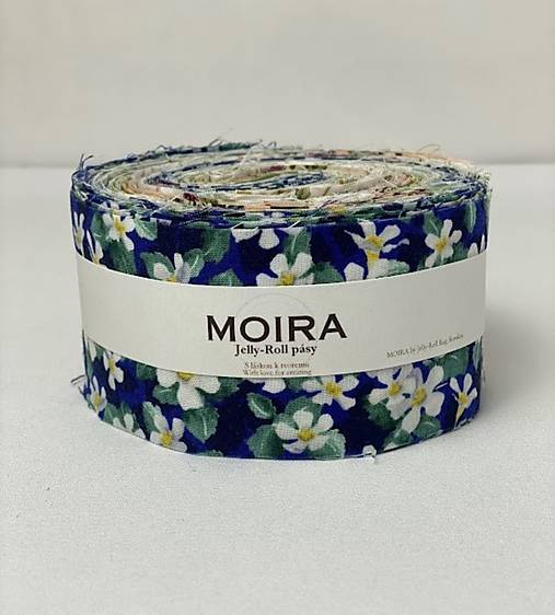 MOIRA Jelly-Roll pásy – Country Romance | 40 pásov 100 % americkej bavlny | Jelly-Roll Rug