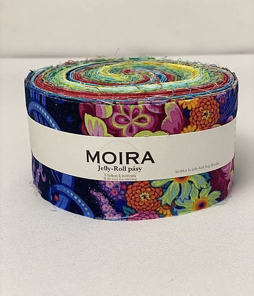 MOIRA Jelly-Roll pásy – Welcome Home II | 40 pásov 100 % bavlny | Jelly-Roll Rug