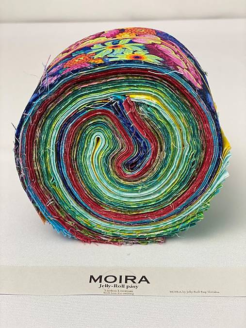 MOIRA Jelly-Roll pásy – Welcome Home II | 40 pásov 100 % bavlny | Jelly-Roll Rug
