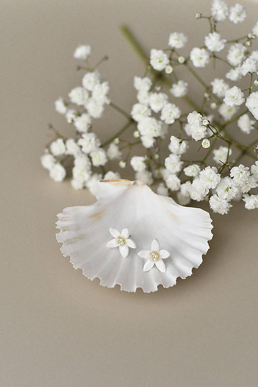 Náušnice - Náušnice "Flora" Mini - 18438137_