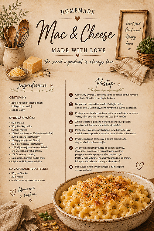 Obrazy - Samostatný obraz Food Collection Mac&Cheese - 18440428_