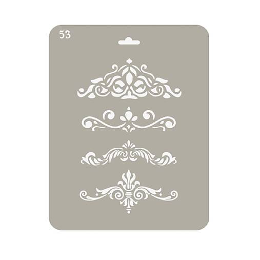 Nástroje - Šablóna - ornament  - R53 - 18440256_