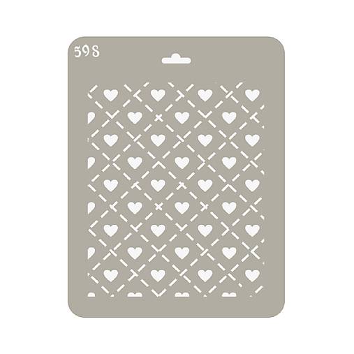 Nástroje - Šablóna - srdiečka  - R598 - 18440276_