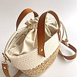 Kabelky - Slamená crossbody kabelka - 18440359_