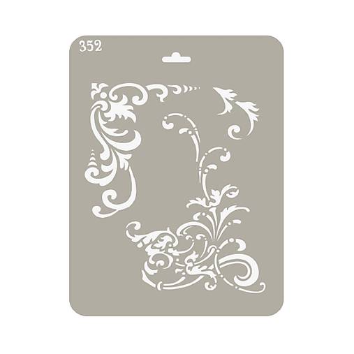 Nástroje - Šablóna - ornament  - R352 - 18444407_