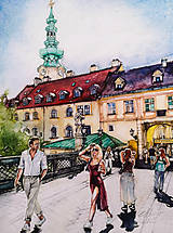 Obrazy - LETNÝ VÝPREDAJ Bratislava Staré mesto Michalský most - 18442936_