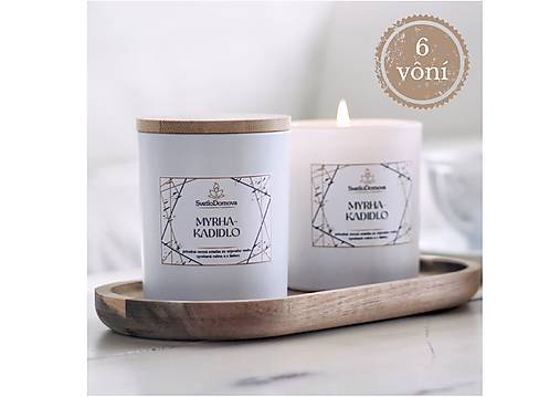 AKCIA - Sviečka zo sójového vosku - 6vôní - 215g/50hod