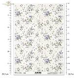 Papier - Ryžový papier A4 - kvietkovaná tapeta - ITD Collection - R2597 - 18448265_