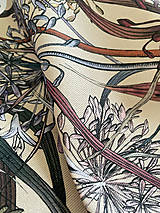 Kabelky - Kabelka SILKFLOWER / KNOT BAG kabelka do ruky / autorská potlač - 18448820_