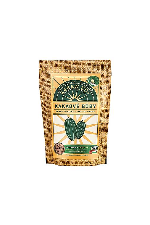 Kakaové bôby jemne pražené Kolumbia Caqueta (75 g)