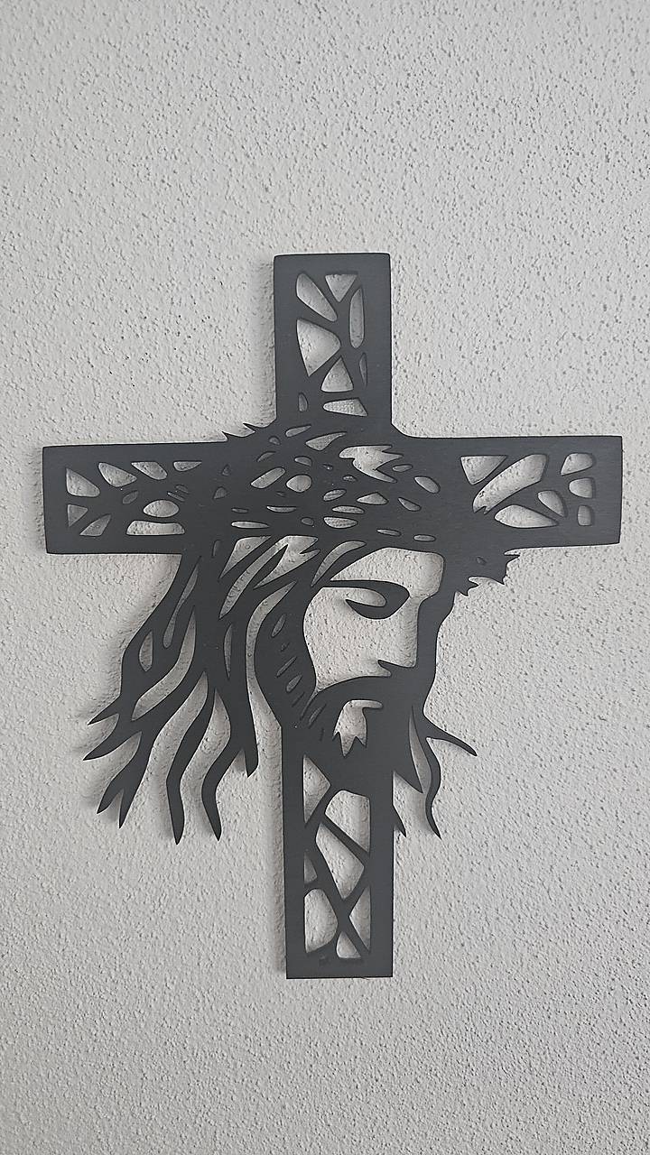 Drevený kríž - obraz