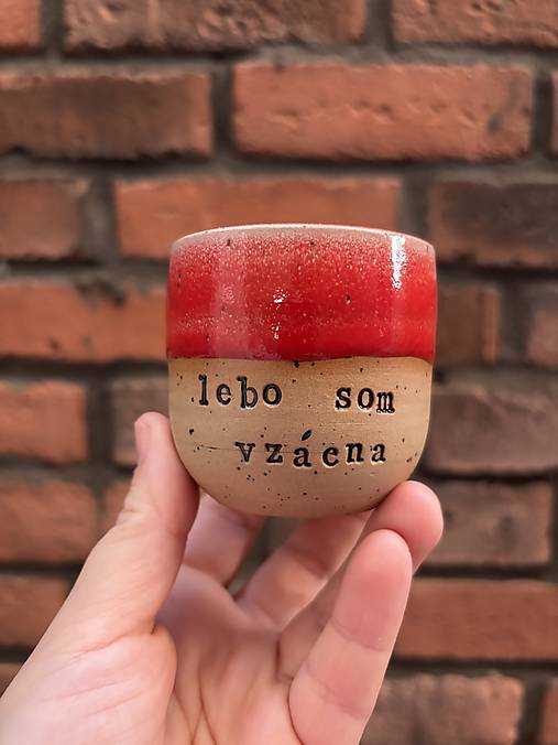 lebo som vzácna 150ml pohárik