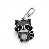 Kľúčenky - SOS NFC kľúčenkapre deti - Roztomilý lemur - 18458757_