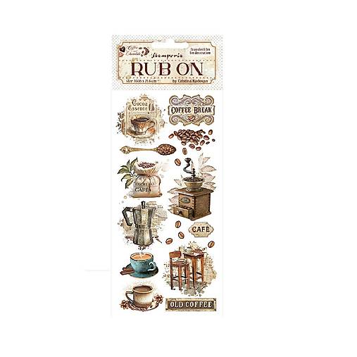 Iný materiál - Rub-on transfer Stamperia  Coffe and Chocolate  DFLRB193 - 18459911_