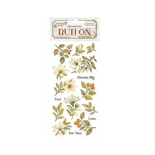 Iný materiál - Rub-on transfer Stamperia  Whispering Woods  DFLRB184 - 18460290_
