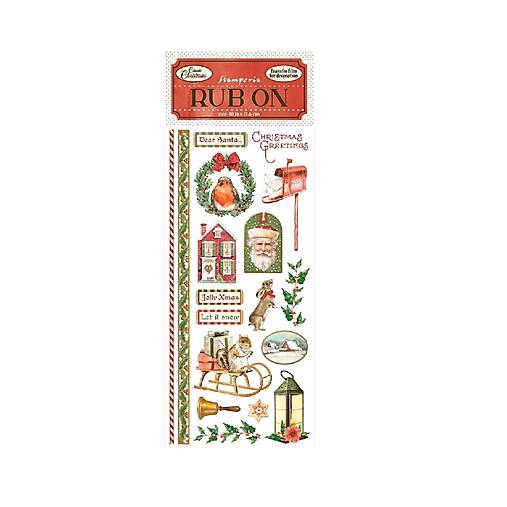 Rub-on transfer Stamperia  Classic Christmas  DFLRB10