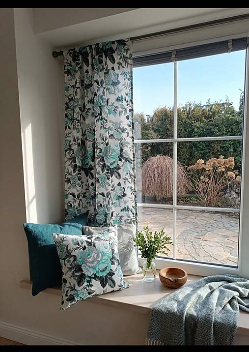 Úžitkový textil - Závesy+vankúše - 18461519_