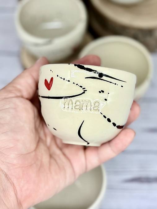 Love is in the air - pohárik cappuccino mama (200ml, bez uška)