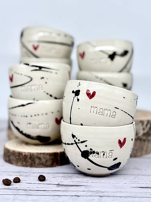 Love is in the air - pohárik cappuccino mama (200ml, bez uška)