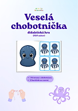 Hračky - Veselá chobotnička - didaktická hra (PDF súbor) - 18461240_