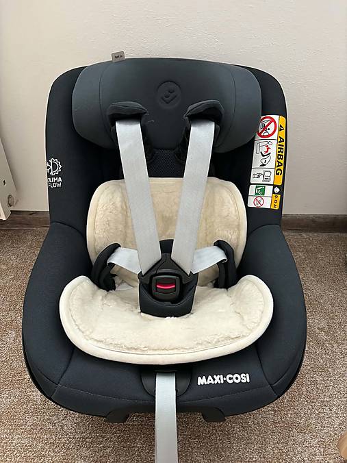 Detský textil - VLNIENKA zmenšovacia vložka do autosedačky Maxi cosi Pearl 360 100% Merino top super wash Natural na mieru - 18463849_