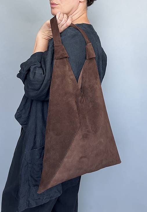 Kabelky - Wabi Suede Terra - 18464015_
