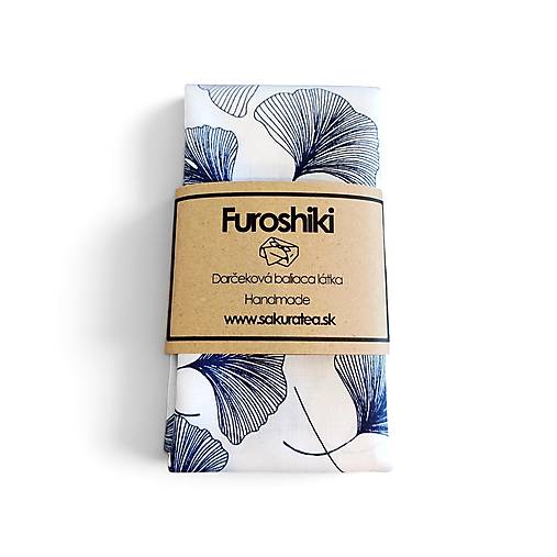 Furoshiki Modré Ginko