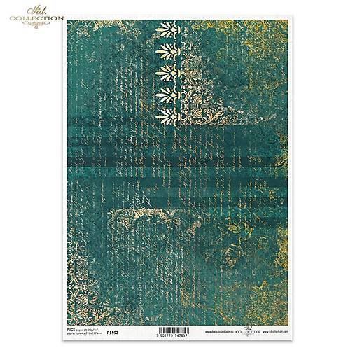 Ryžový papier A4 - dekoratívne pozadie - ITD Collection - R1592