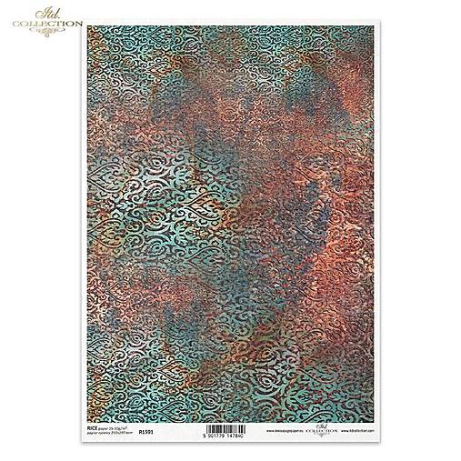 Ryžový papier A4 - dekoratívne pozadie - ITD Collection - R1591