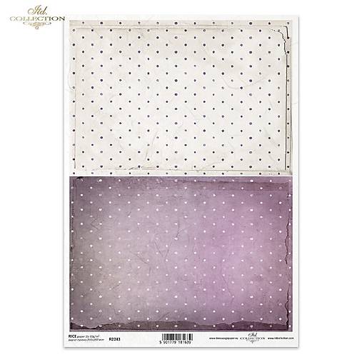 Ryžový papier A4 - dekoratívne pozadie - ITD Collection - R2243