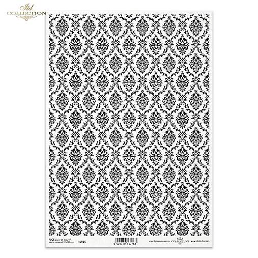 Ryžový papier A4 - dekoratívne pozadie - ITD Collection - R1915