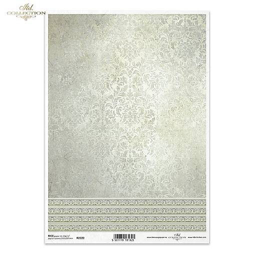 Ryžový papier A4 - dekoratívne pozadie - ITD Collection - R2222