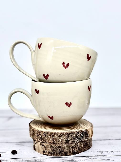 Love - šálka latte (280ml, s uškom)