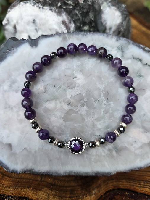Náramok Amethyst Elegance