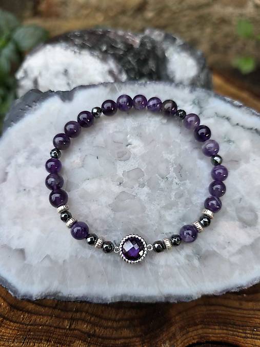 Náramok Amethyst Elegance