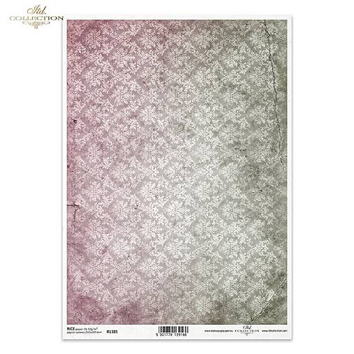 Ryžový papier A4 - dekoratívne pozadie - ITD Collection - R1385