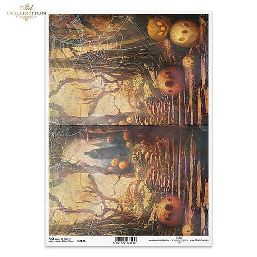 Ryžový papier A4 - Halloween - ITD Collection - R2128